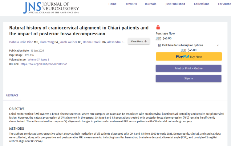 Natural History of Craniocervical Alignment in Chiari Patients and the Impact of Posterior Fossa Decompression