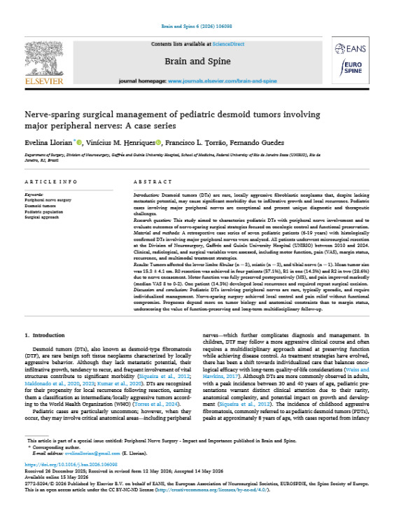 Nerve-Sparing Surgical Management of Pediatric Desmoid Tumors Involving Major Peripheral Nerves: A Case Series